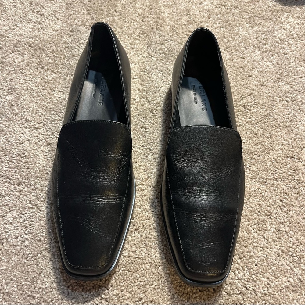 Everlane 90's Loafer Black Leather 8